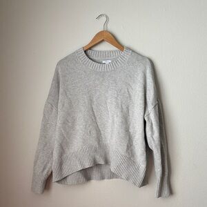 Daily Ritual Light Gray Women's Sweater